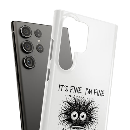 Funny Cat  - Slim phone Case