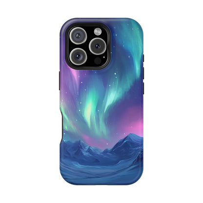 Aurora Borealis Impact-Resistant Phone Case - Colorful Northern Lights Design-2