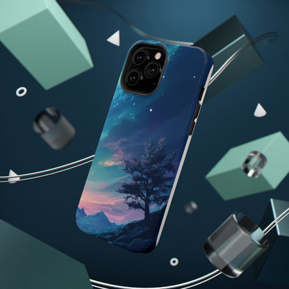 Stunning Galaxy Tree Impact-Resistant Phone Case