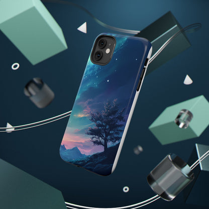 Stunning Galaxy Tree Impact-Resistant Phone Case