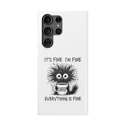 Funny Cat  - Slim phone Case