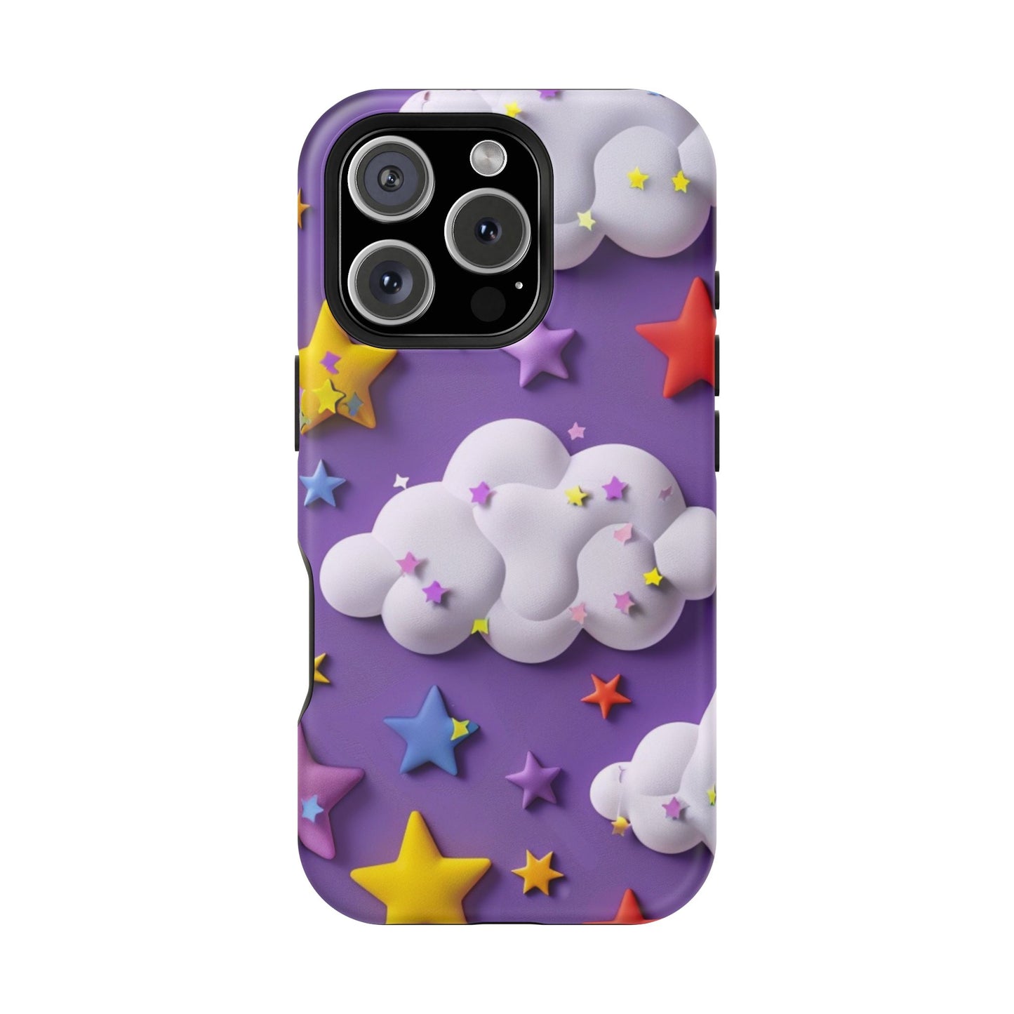 Colorful Cloud & Star Phone Case