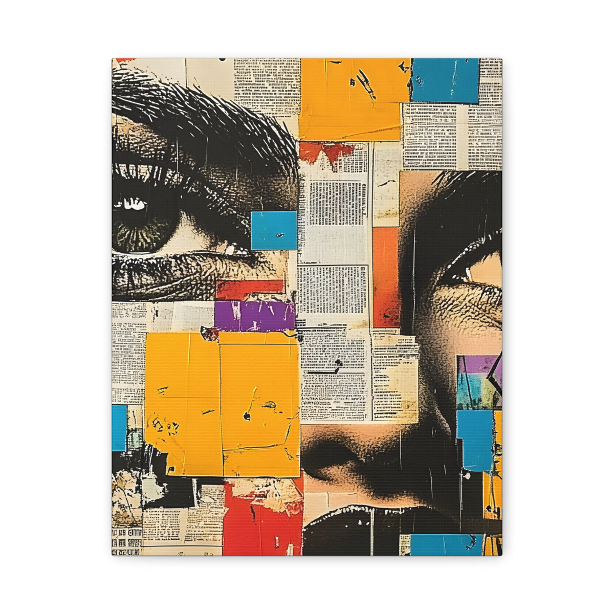 Canvas Wall Art -  Retro Pop Culture woman 4