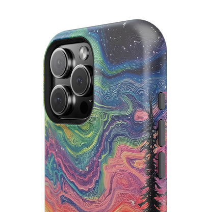 Nature-Inspired Impact-Resistant Phone Case - Vibrant Galaxy Sky Design