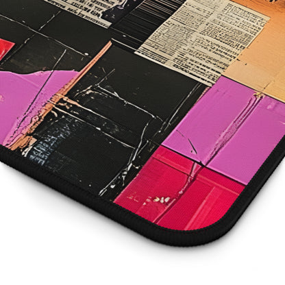 Pop Art Desk Mat — Retro Newspaper Pop Art Mouse Pad 6