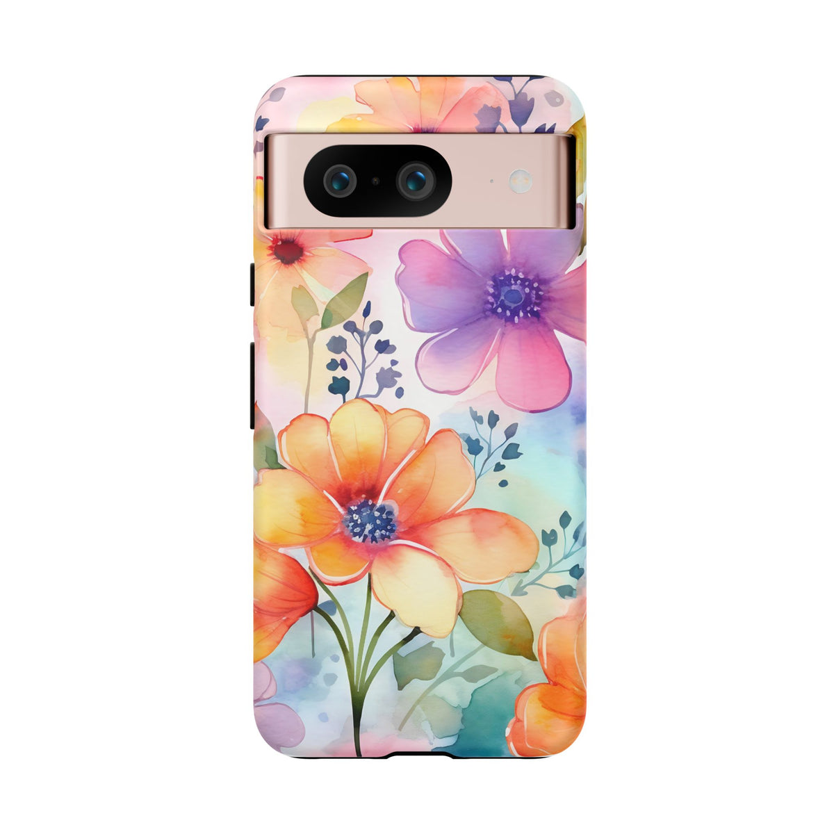 Phone Case - Spring Flower Watercolor Tough Case