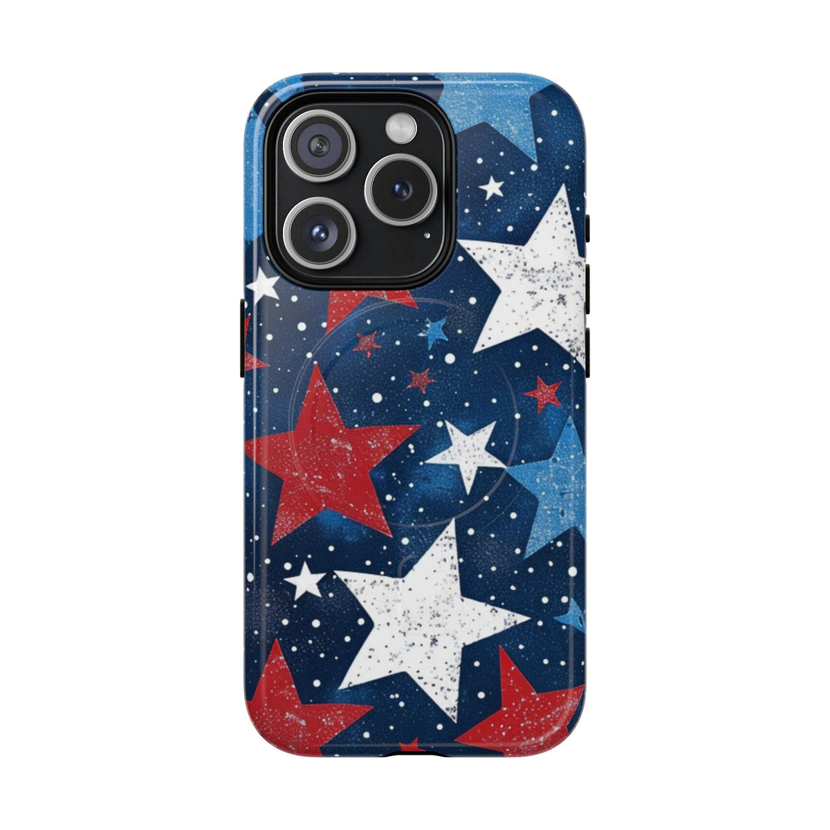Stars & Stripes Impact-Resistant Phone Case  -Tough Magnetic iPhone Cover