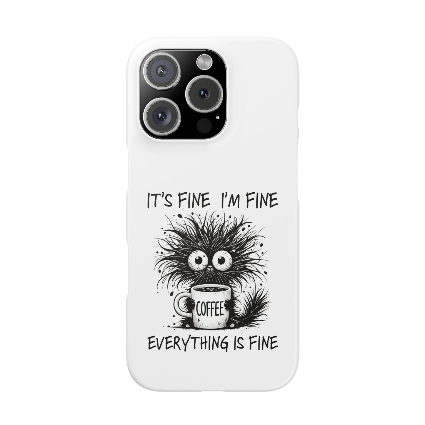 Funny Cat  - Slim phone Case