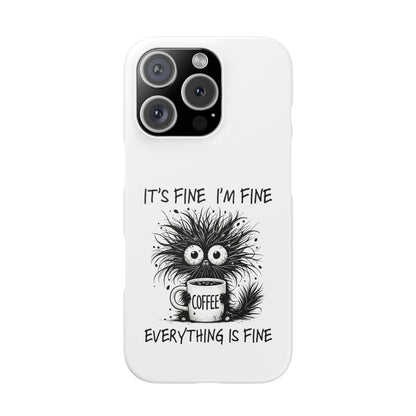 Funny Cat  - Slim phone Case