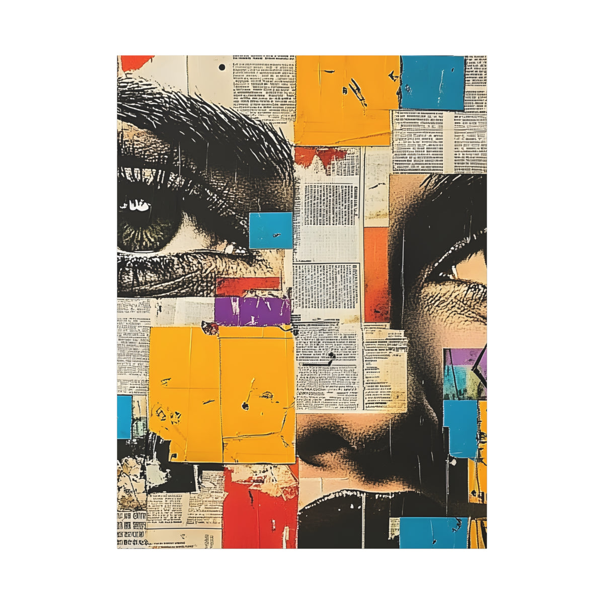 Canvas Wall Art -  Retro Pop Culture woman 4