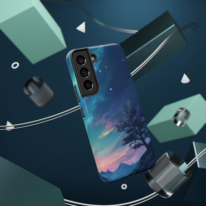 Stunning Galaxy Tree Impact-Resistant Phone Case