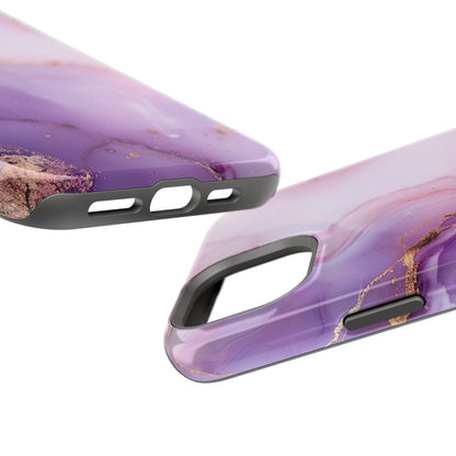 Elegant Purple Marble iPhone Case