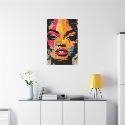 Canvas Wall Art - Retro Pop Culture Women 1