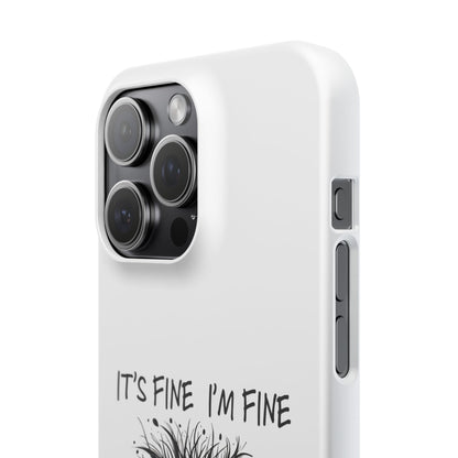 Funny Cat  - Slim phone Case