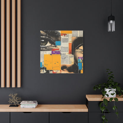 Canvas Wall Art -  Retro Pop Culture woman 4