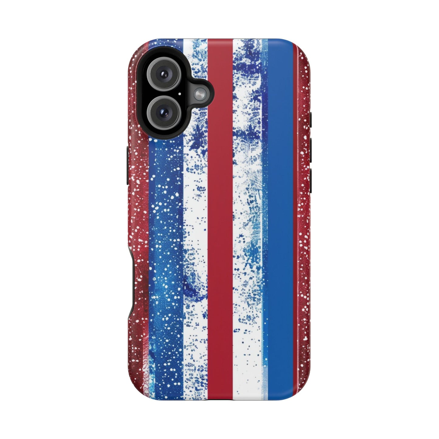 Patriotic Stripes Impact-Resistant Phone Case