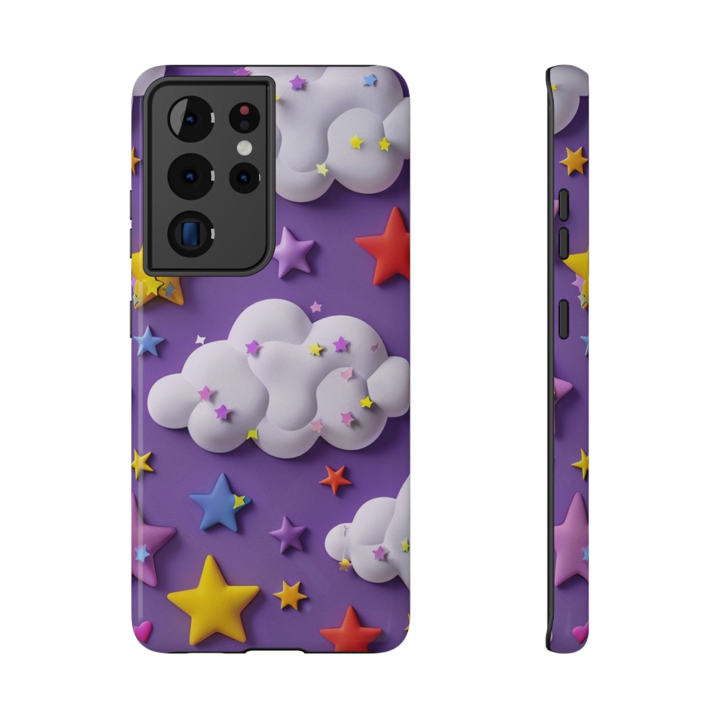 Colorful Cloud & Star Phone Case