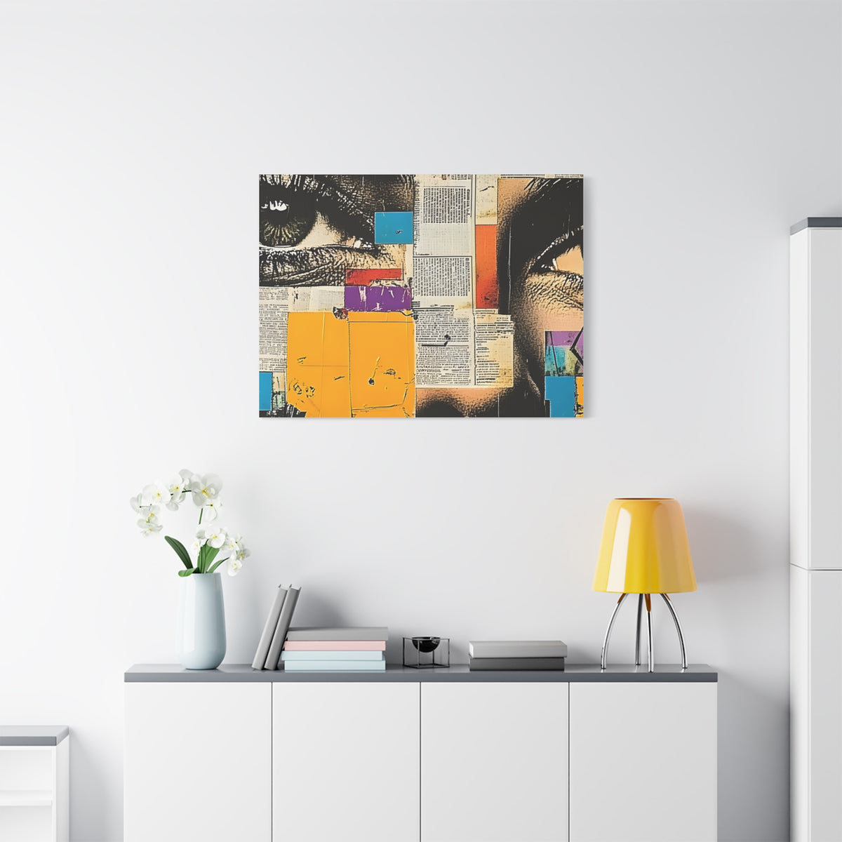 Canvas Wall Art -  Retro Pop Culture woman 4