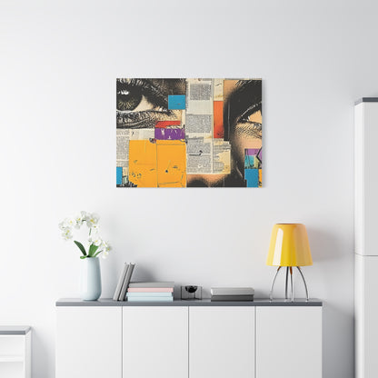 Canvas Wall Art -  Retro Pop Culture woman 4