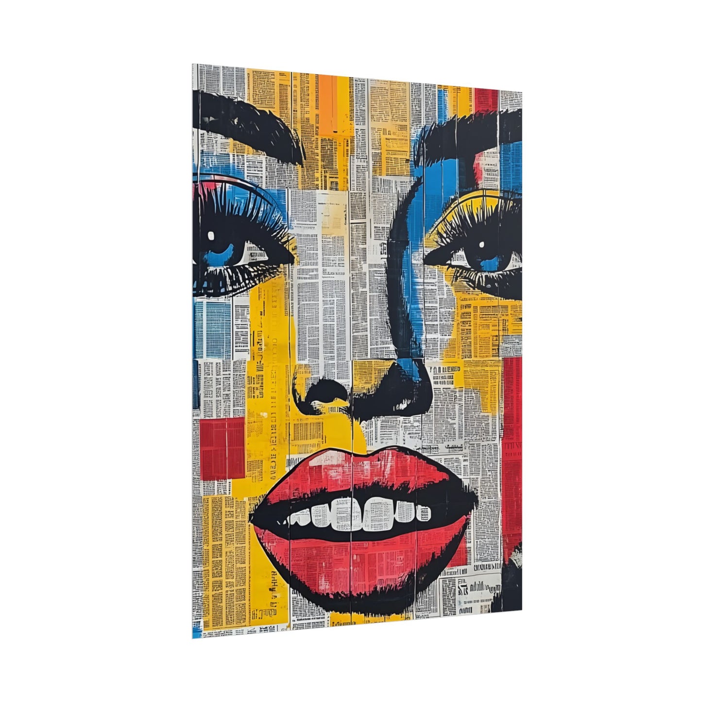 Poster Wall Art - Retro Pop Culture Woman 18 Comic Book Style