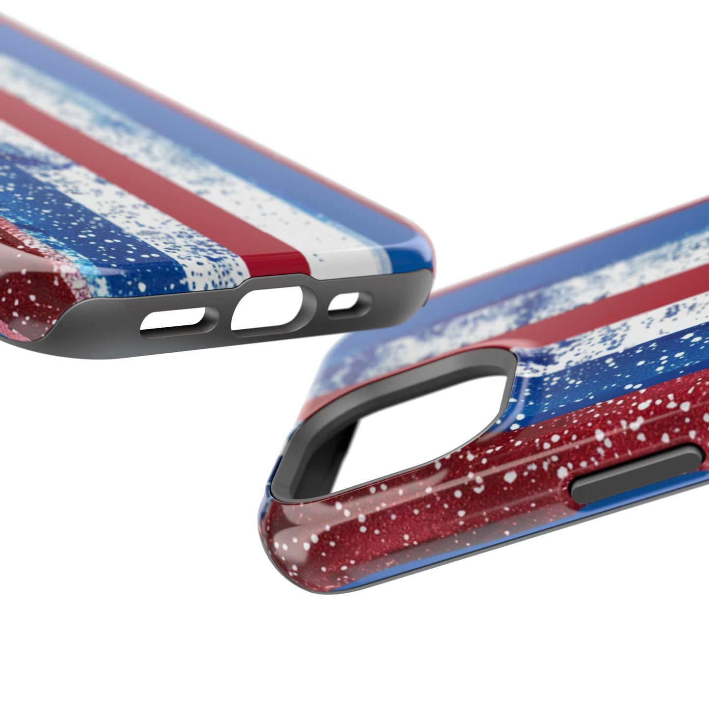 Patriotic Stripes Impact-Resistant Phone Case