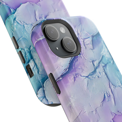 Vibrant Impact-Resistant Phone Case - Colorful Texture Design