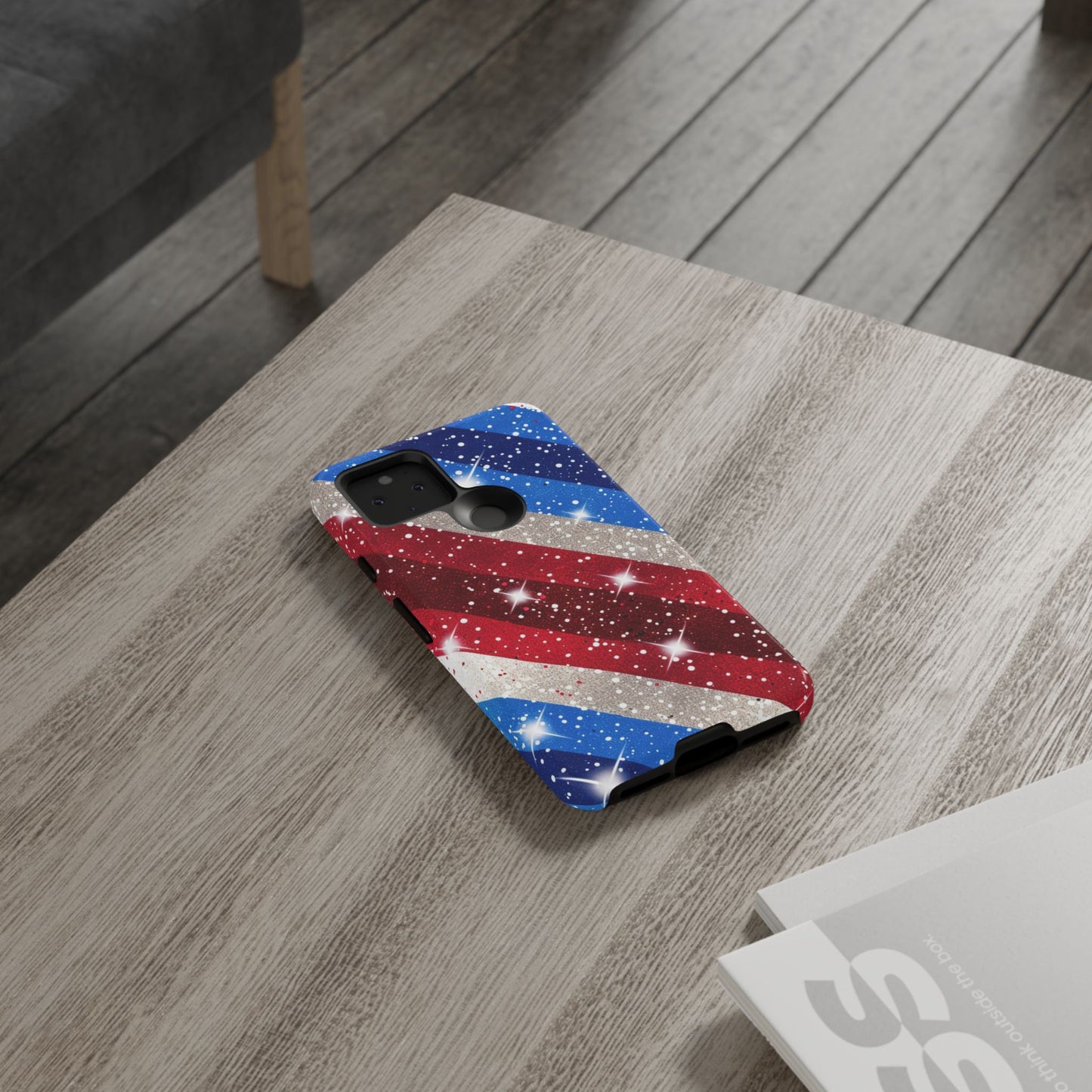 Glittery Patriotic Phone Case - Tough Cases