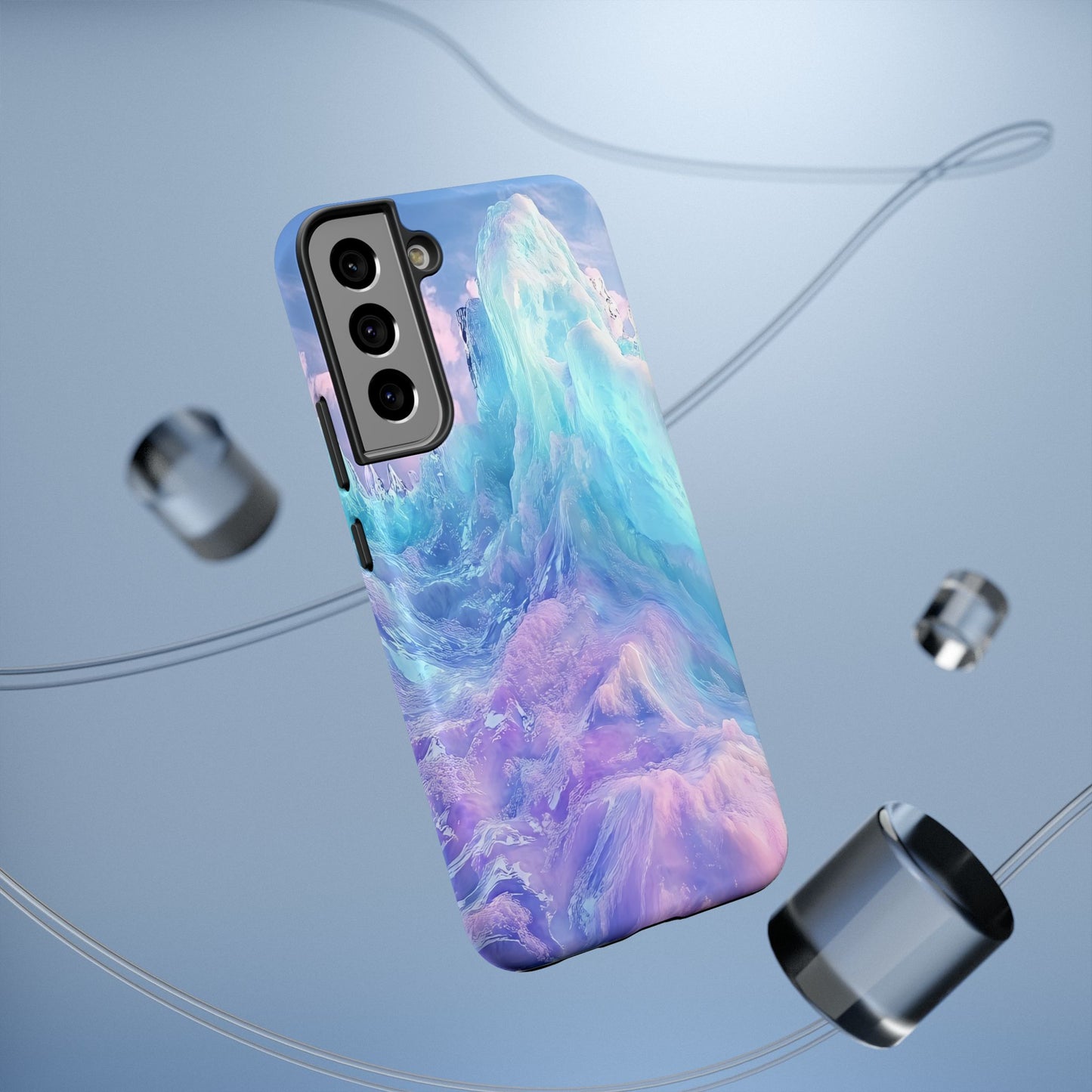 Phone Case - Colorful Abstract Waves Design