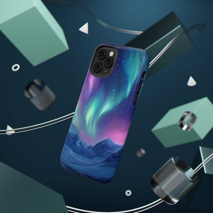 Aurora Borealis Impact-Resistant Phone Case - Colorful Northern Lights Design-2