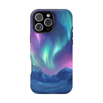 Aurora Borealis Impact-Resistant Phone Case - Colorful Northern Lights Design-2