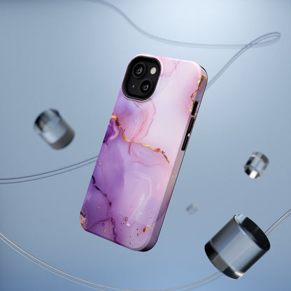Elegant Purple Marble iPhone Case