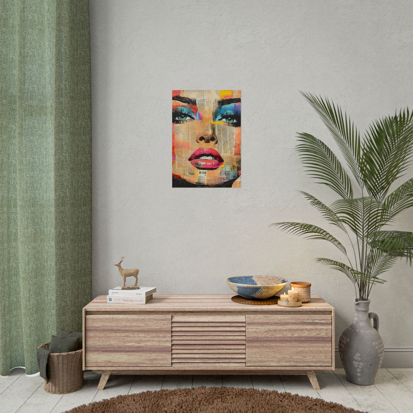 Retro Pop Culture Woman 12 , wall art, Art lovers poster