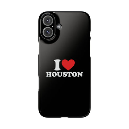 I Love Houston Snap Case Phone Cover