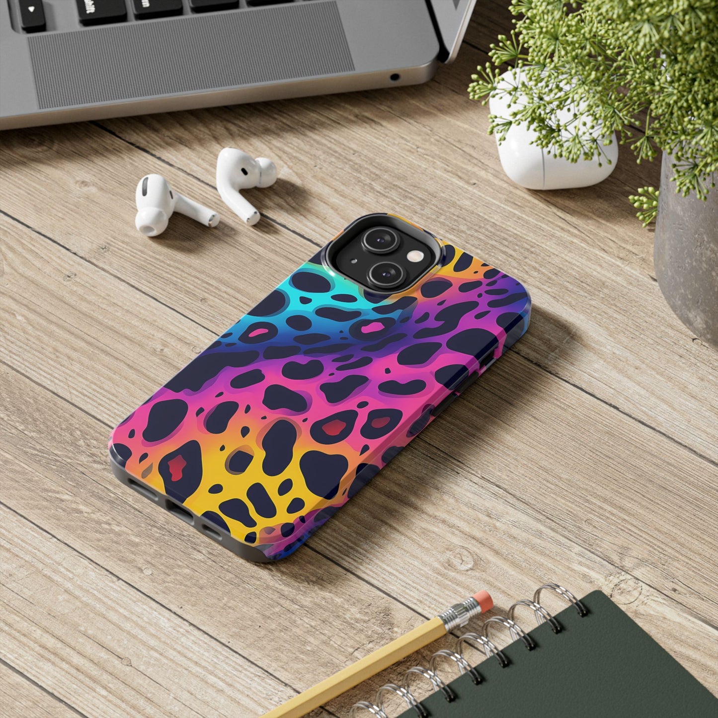 Colorful Animal Print, Stylish Protection for Girls