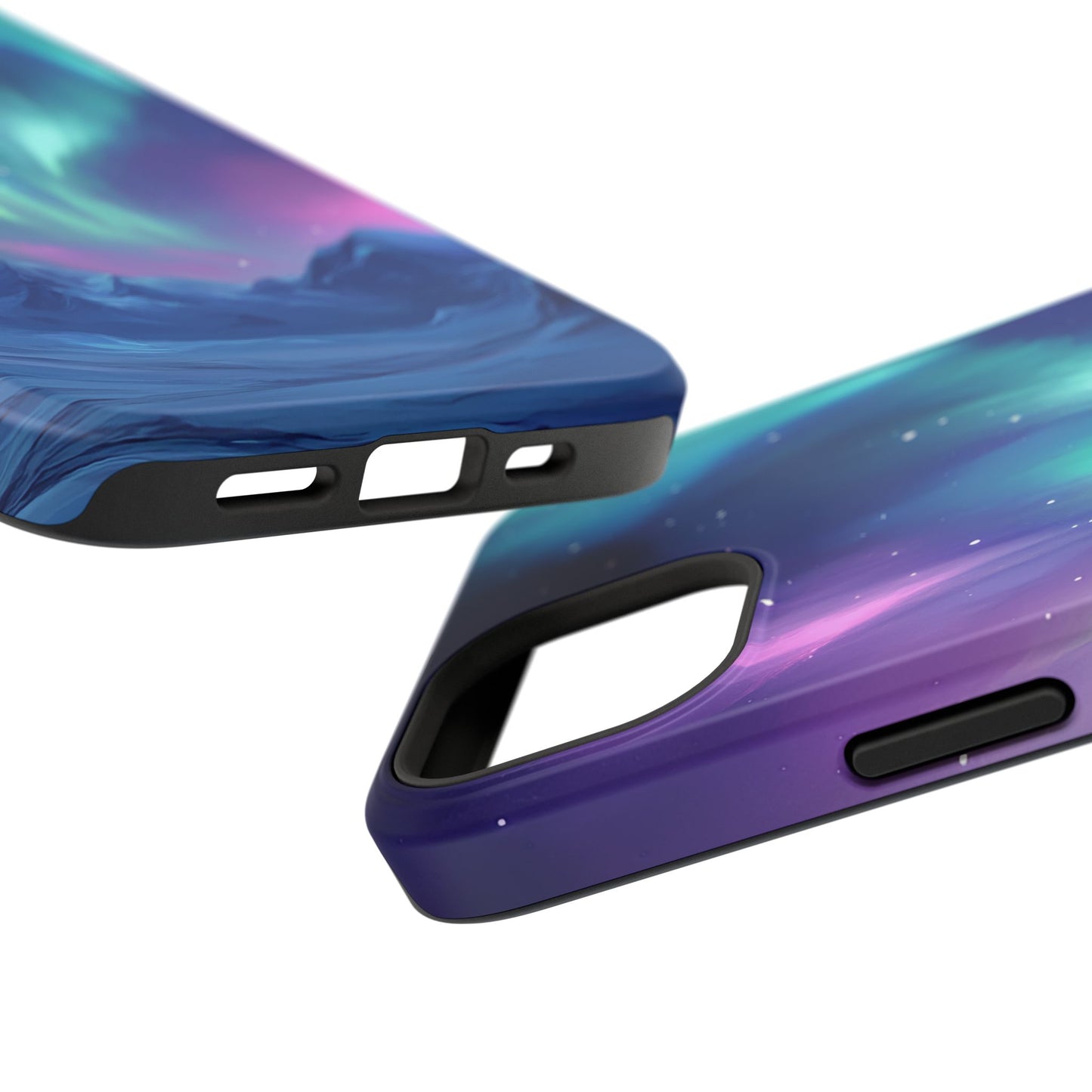 Aurora Borealis Impact-Resistant Phone Case - Colorful Northern Lights Design-2