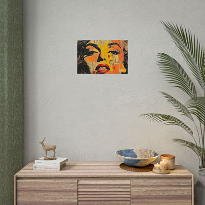 Wall Art Poster - Retro Pop Culture Woman 16, Comic Book Style