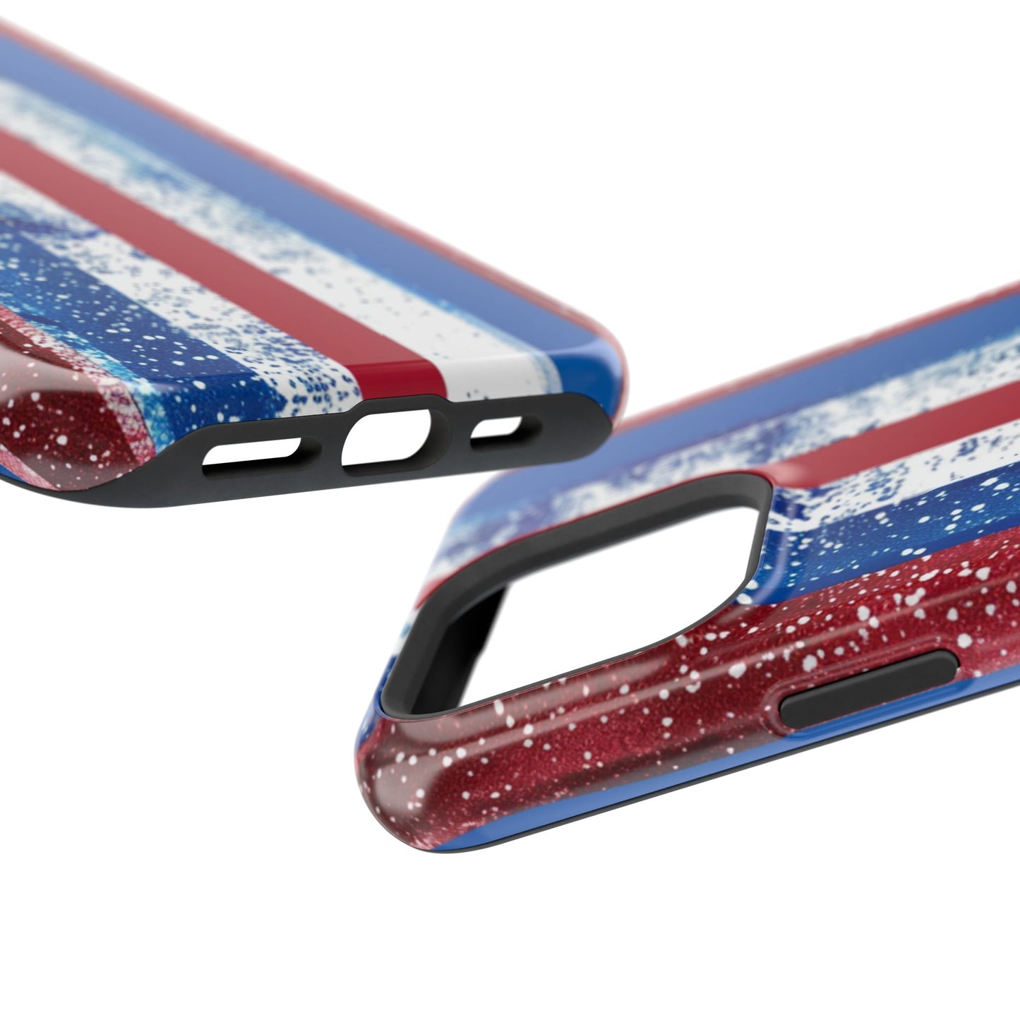 Patriotic Stripes Impact-Resistant Phone Case