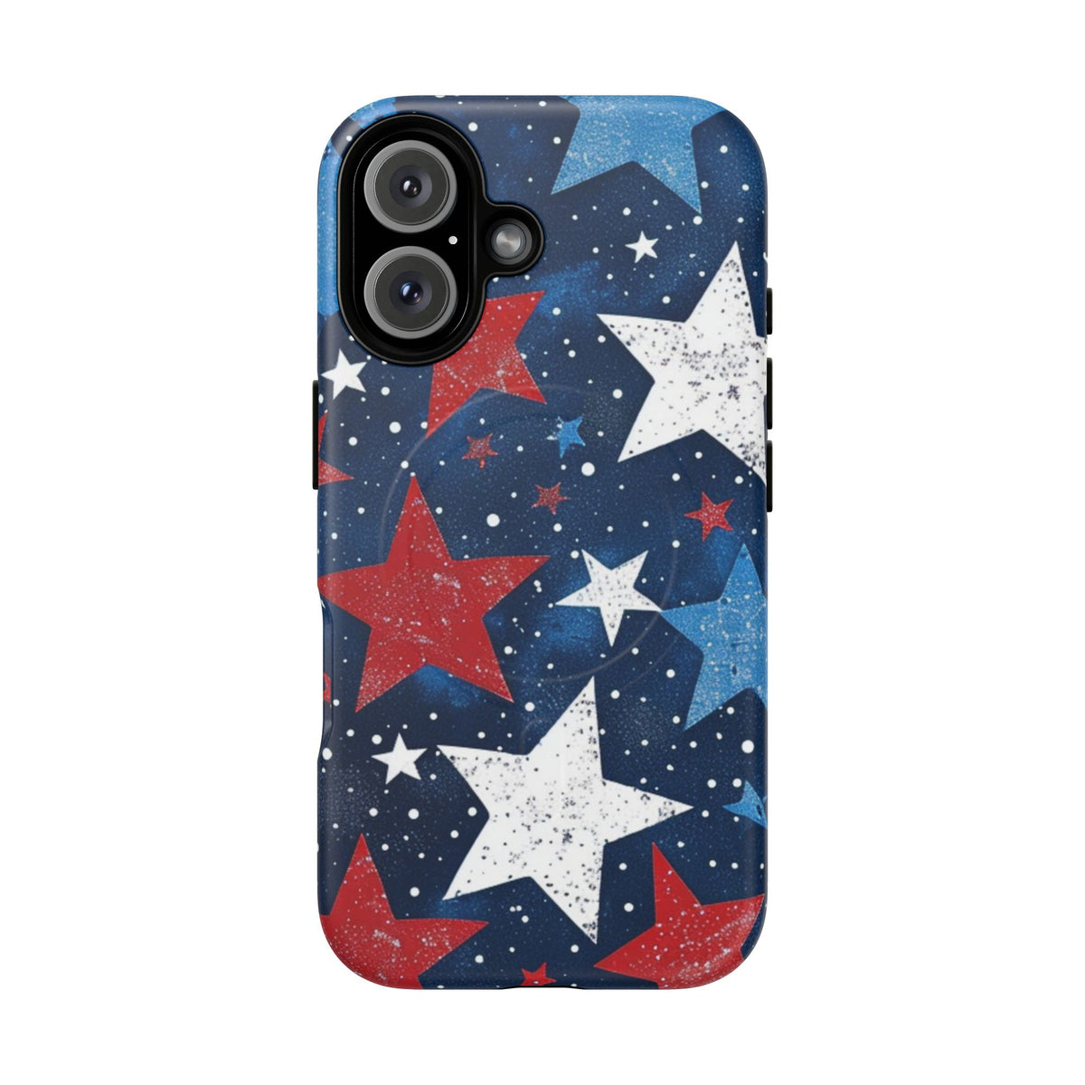 Stars & Stripes Impact-Resistant Phone Case  -Tough Magnetic iPhone Cover