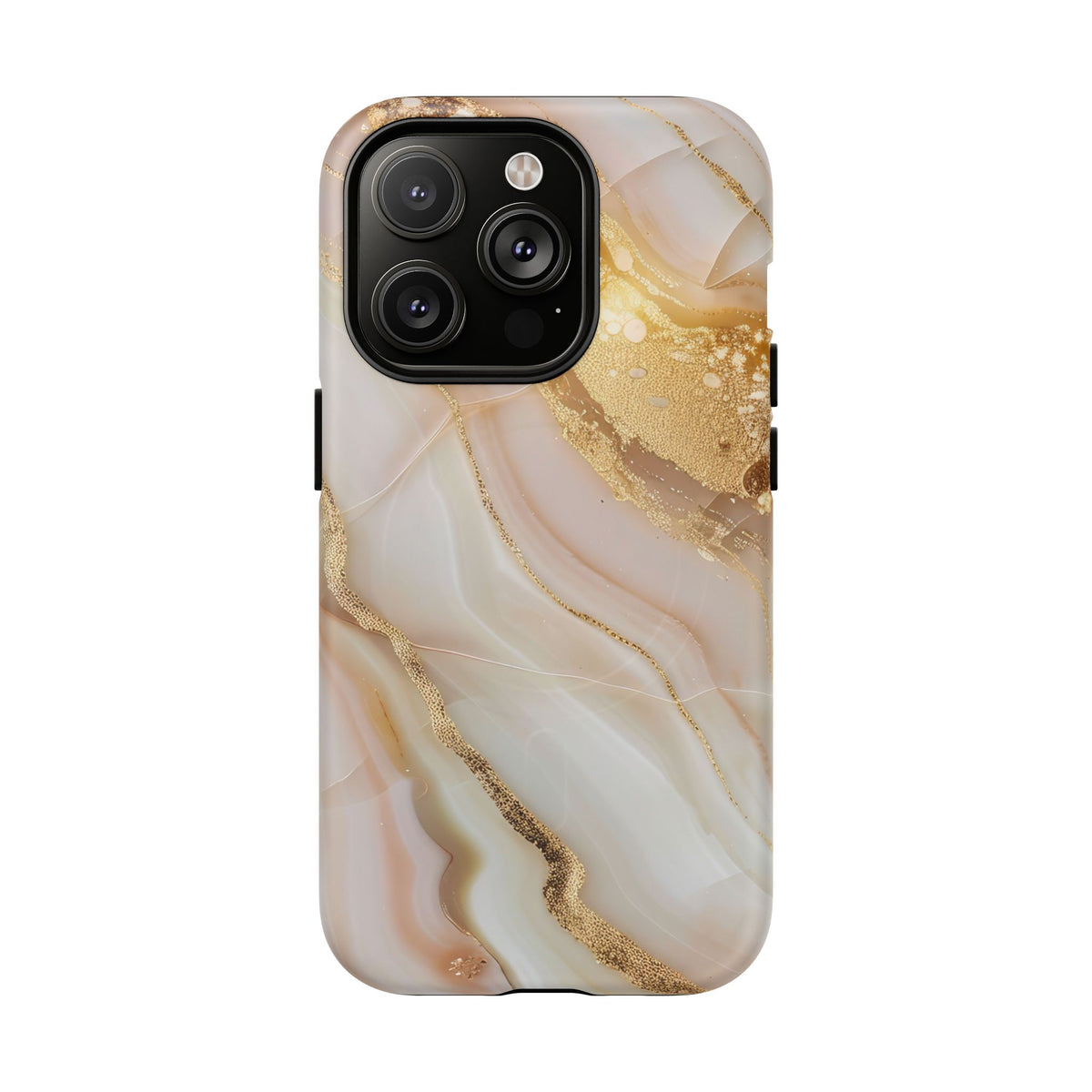 Gold Marble phone case -Tough Magnetic iPhone Case