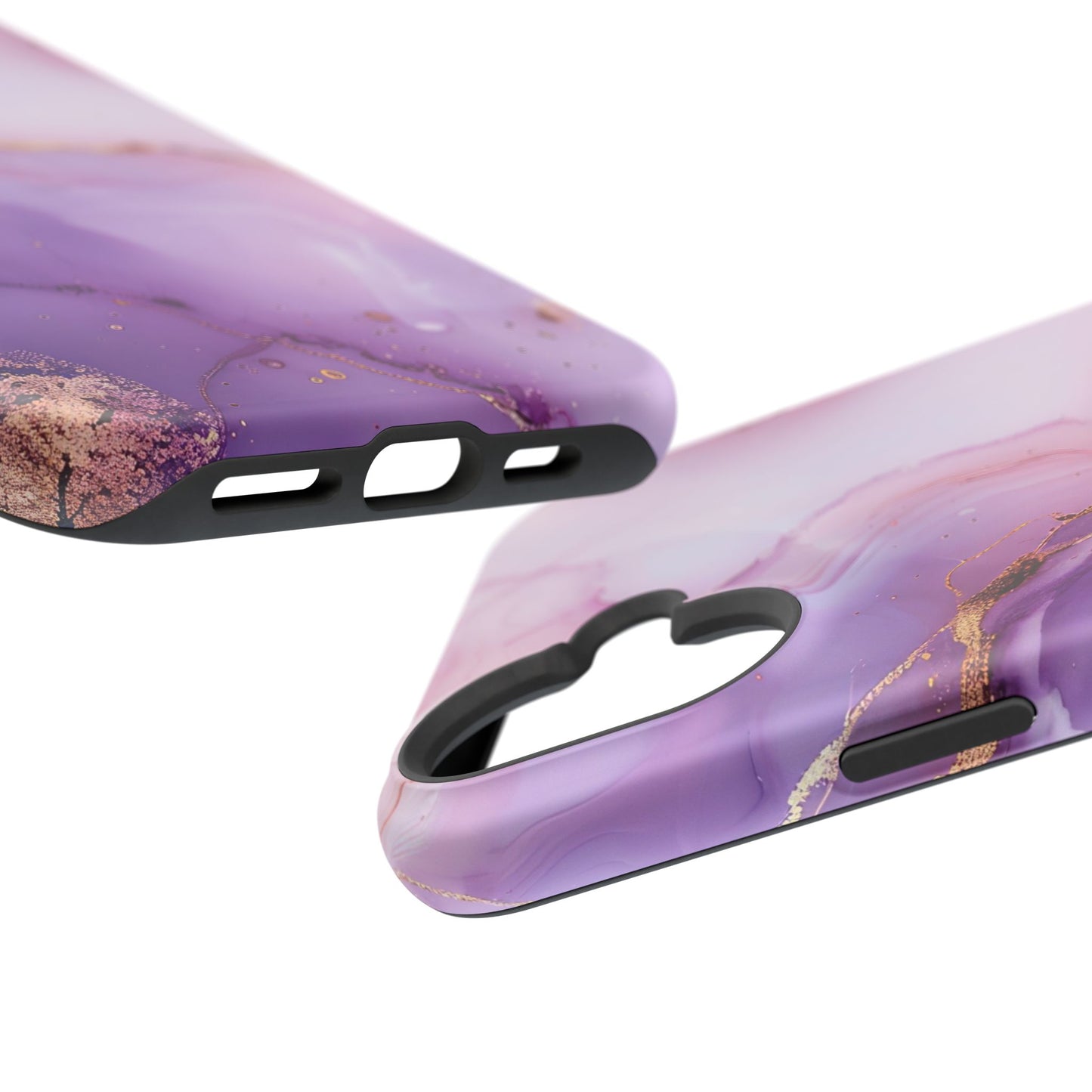 Elegant Purple Marble iPhone Case