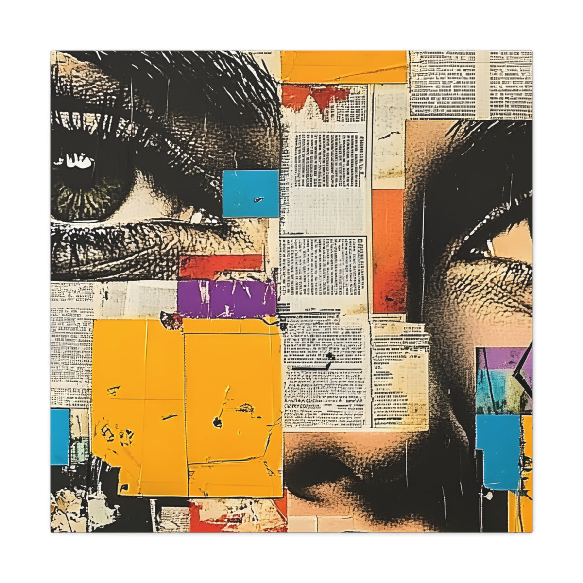Canvas Wall Art -  Retro Pop Culture woman 4
