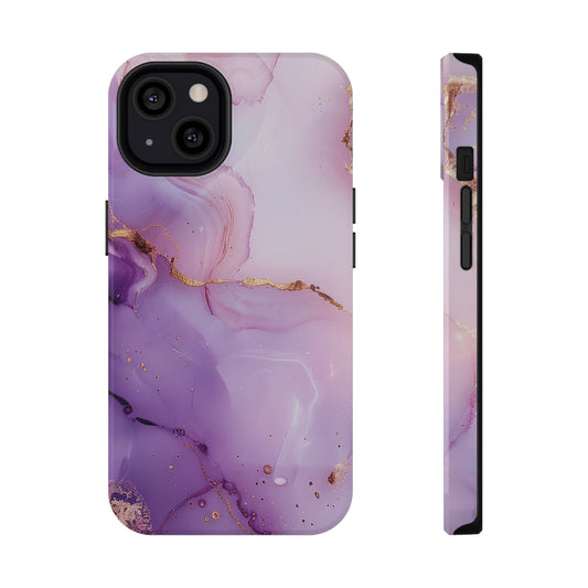 Elegant Purple Marble iPhone Case