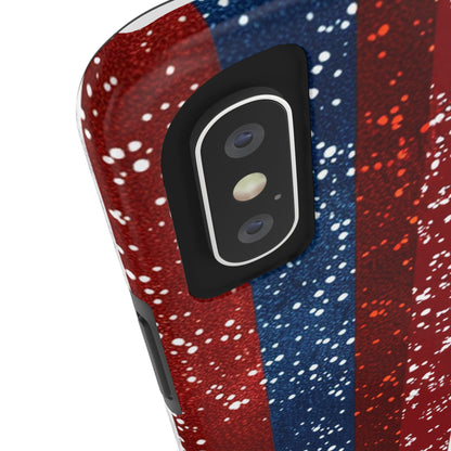 Patriotic Glitter Tough Phone Case
