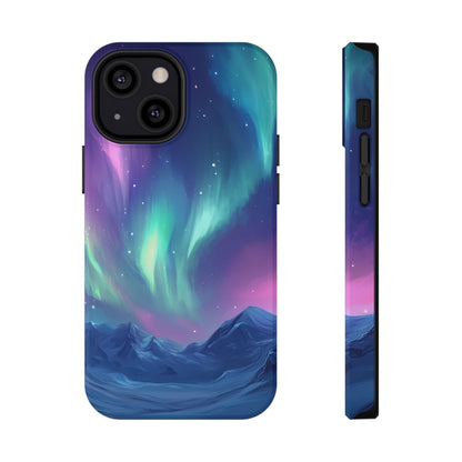 Aurora Borealis Impact-Resistant Phone Case - Colorful Northern Lights Design-2