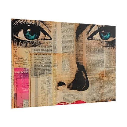 Retro Pop Culture Woman Poster 13 ,  Comic Wall Art