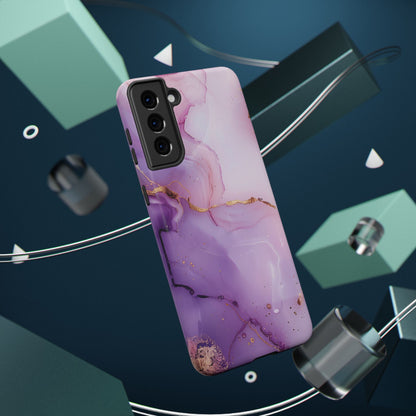 Elegant Purple Marble iPhone Case