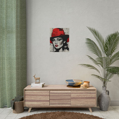 Retro Pop Culture woman 4 - Vintage poster, Wall Art