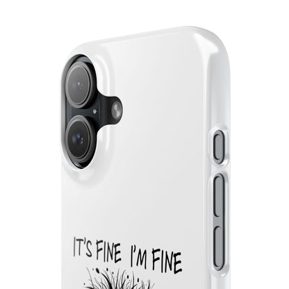 Funny Cat  - Slim phone Case