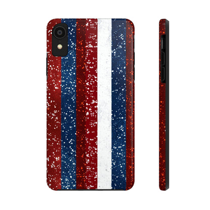 Patriotic Glitter Tough Phone Case