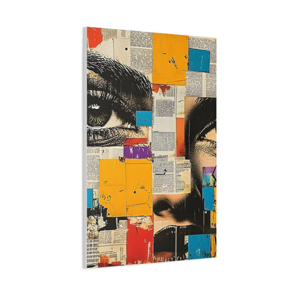 Canvas Wall Art -  Retro Pop Culture woman 4